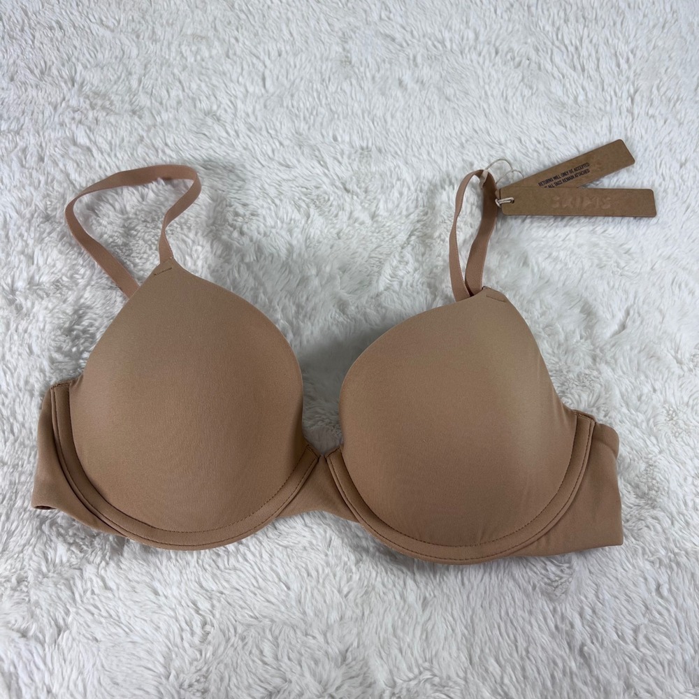 Skims Women's Fits Everybody T-Shirt Bra Ochre Size 30D NWT BR-UWR-2294
